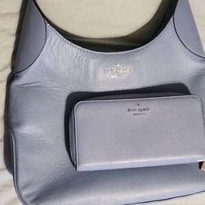 Kade Spade pink bag and wallet Kate Spade blue bag and matching wallet $100 set